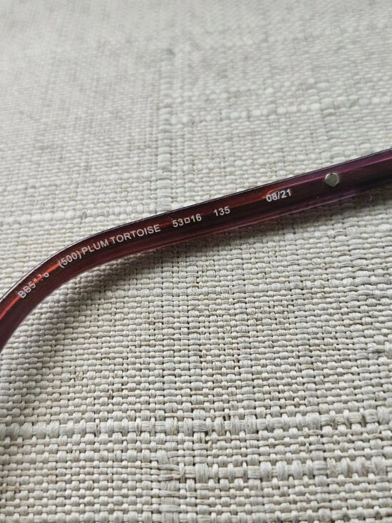 Bebe Eyeglasses Frame Purple Tortoise Eyewear BB5176 Eyeglasses Frame only main image 4